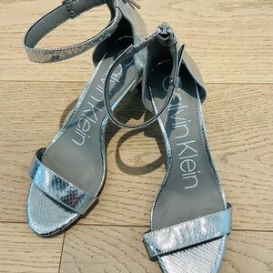Calvin Klein Silver Women's Sandals